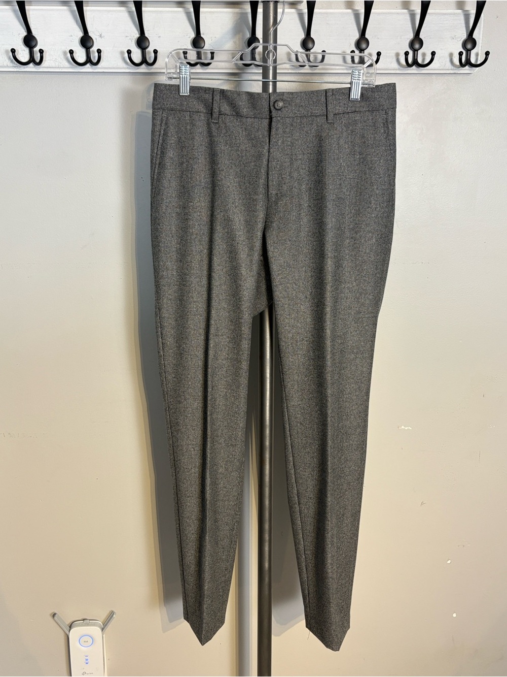 Boss Men's Gray Tailored Dress Pants